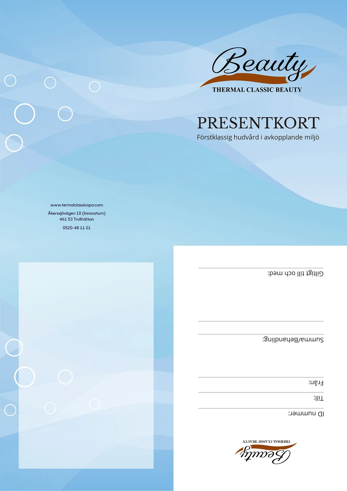 Presentkort, del 1